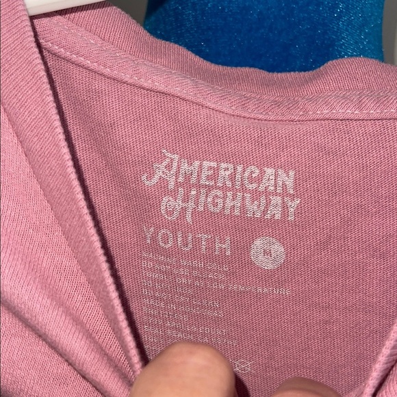 American Highway Apparel Kids Pink Short Sleeve Tees - Picture 4 of 10